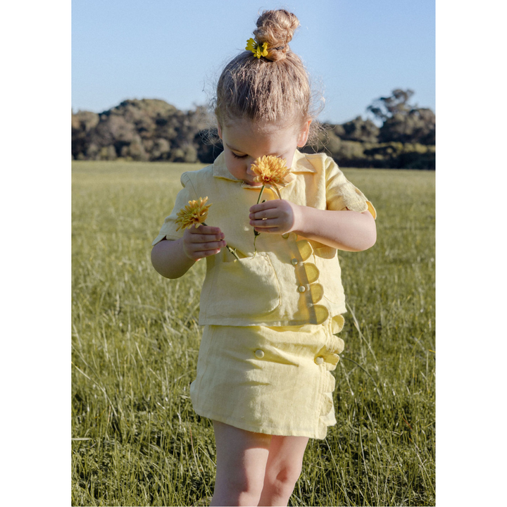 Kids Luna Yellow Shirt