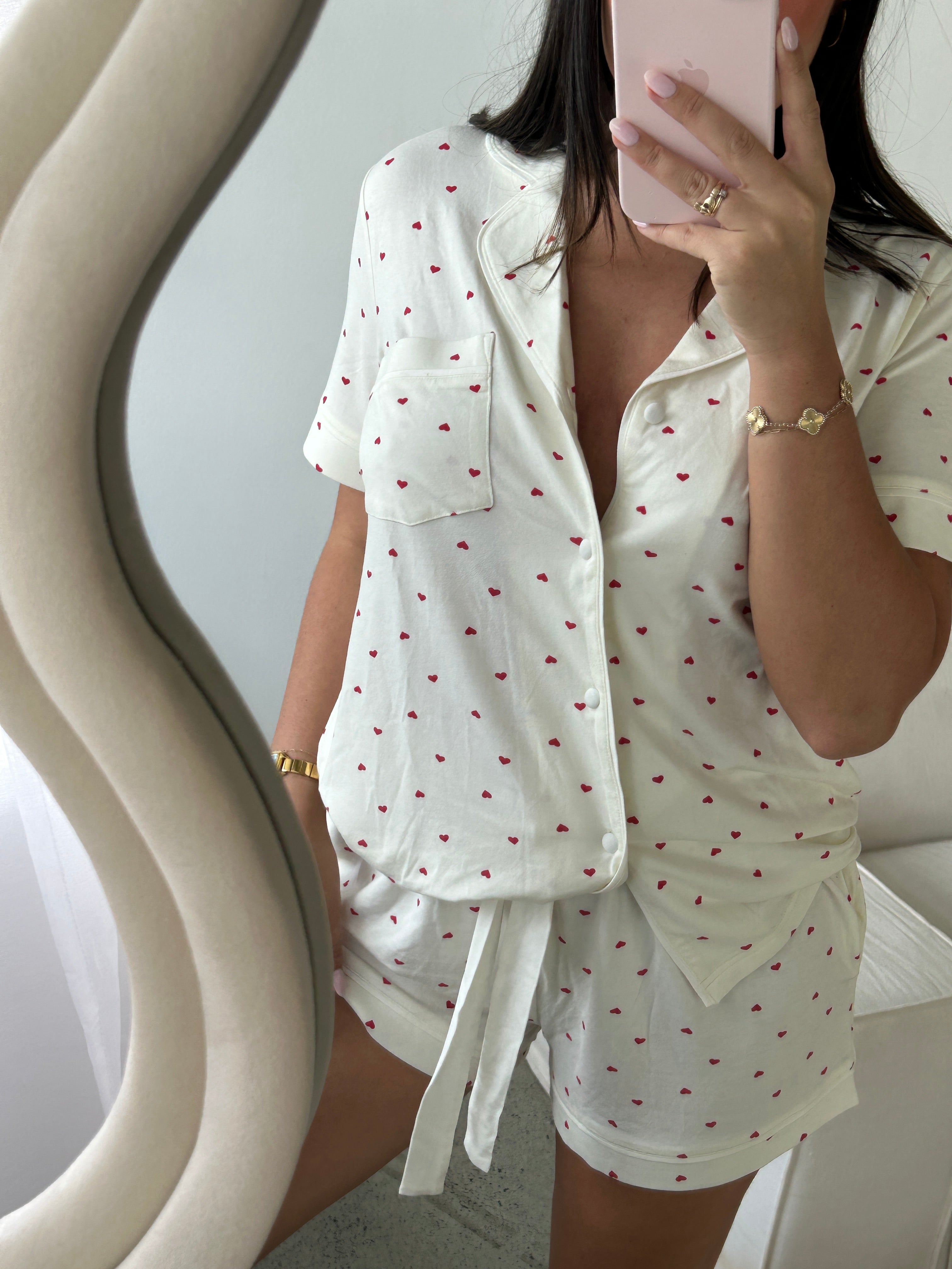 Love heart pjs sale