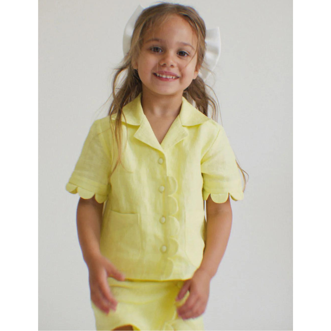 Kids Luna Yellow Shirt