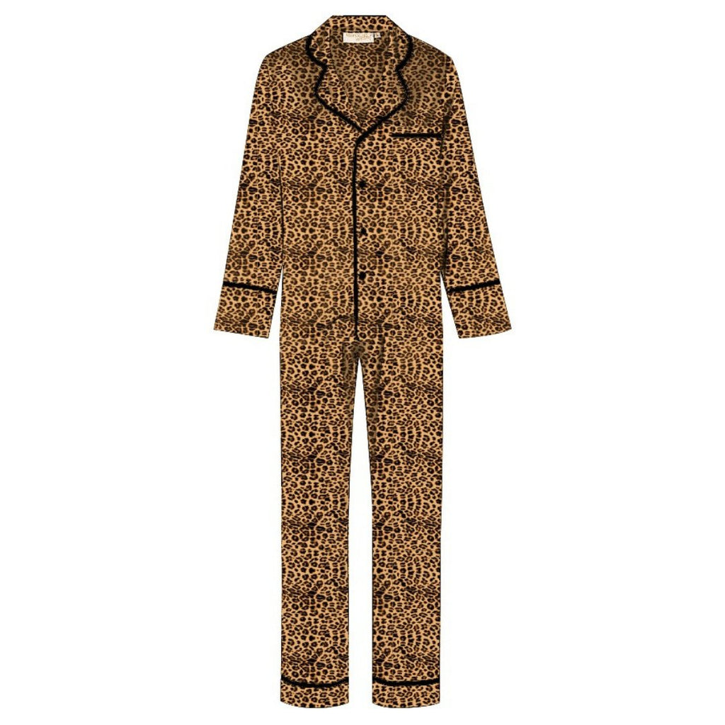 Satin Personalised Pyjama Winter Set - Long Sleeve & Long Pants