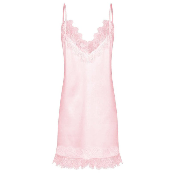 Slip lace pink - Modal & Lace