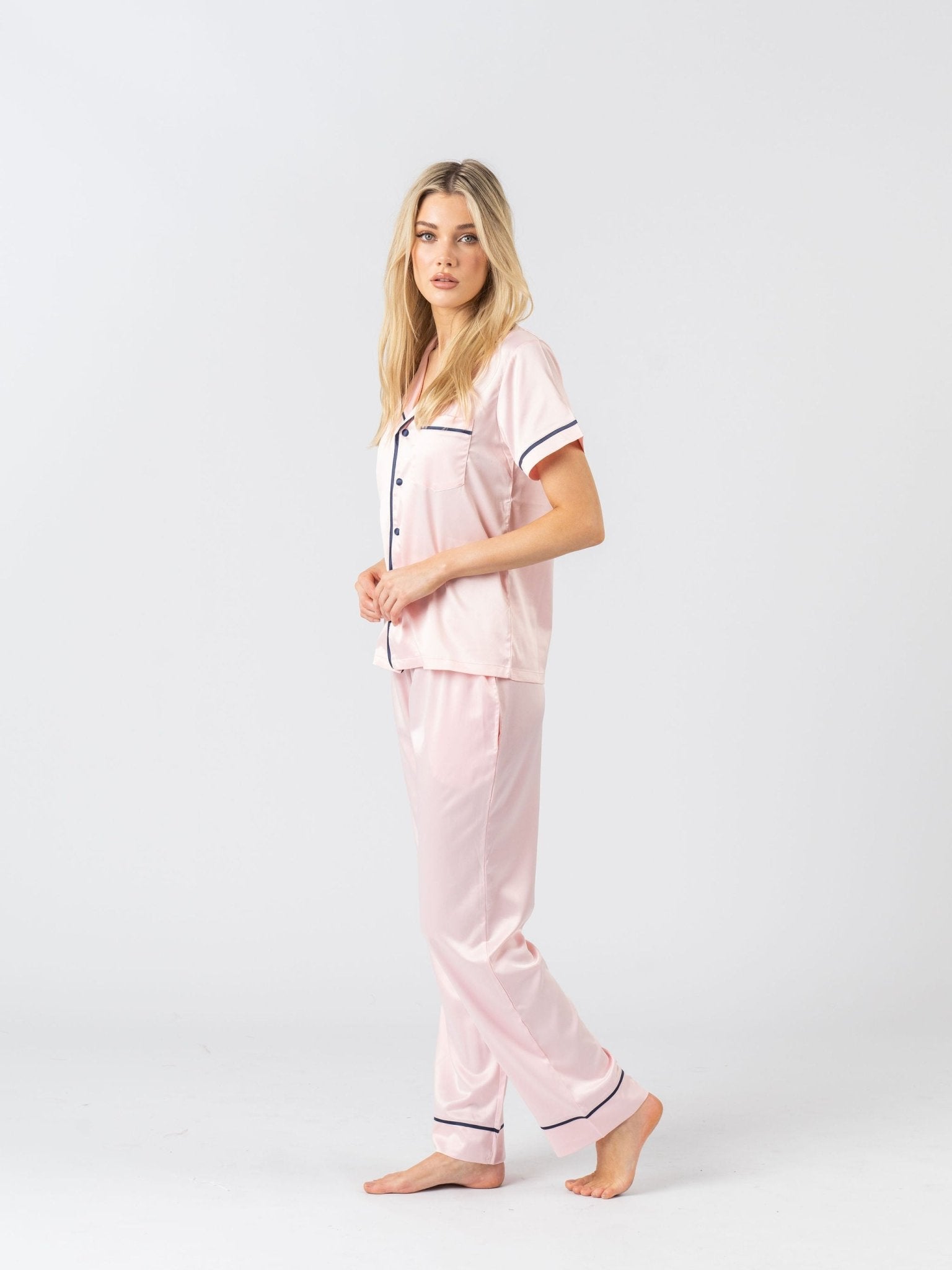 Pajama set deals short sleeve