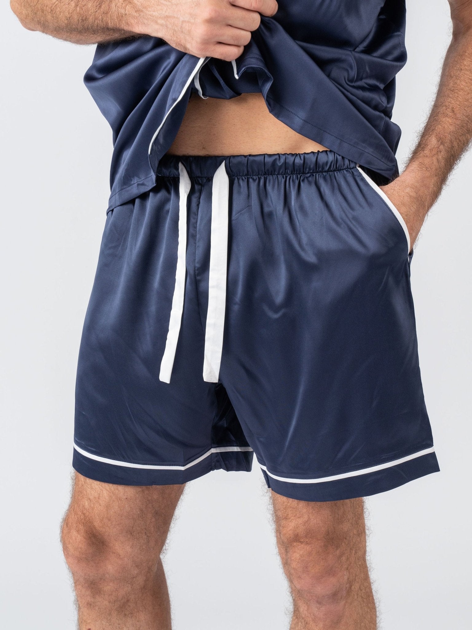 Men discount short pjs