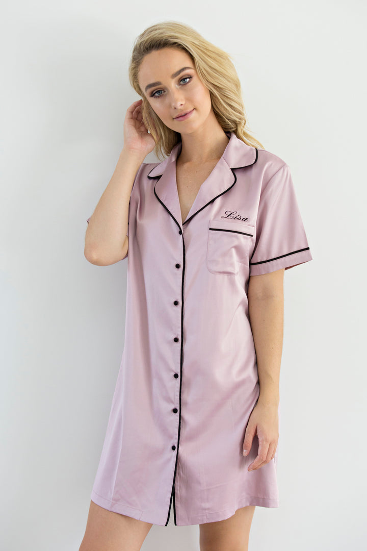 Luxe Dreamzz - Short Sleeve Blush Pink Dress